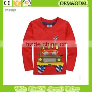 New Car t Shirt Long Sleeve Baby Kids Clothes Girl t Shirts Fashion Pure Cotton Tees thumbnail-1