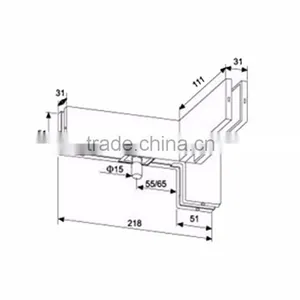 Top Grade Decorative Garage Accordion Door Glass Standoff Hardware thumbnail-3