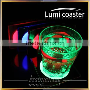 2016 Newest Led Bottle Coaster, Led Drink Coaster Black Light thumbnail-4