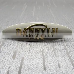 Oval Shape Metal Pin Badge thumbnail-3