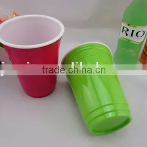 Red Plastic Coffee Cup thumbnail-1