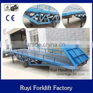 AC Powered Hydraulic Electric Dock Leveler Loading Ramp thumbnail-1