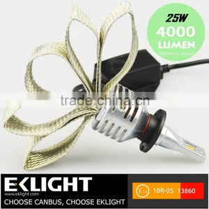 EK K6 Perfect Lighting Pattern High Power Fanless H4 LED Headlight For Car thumbnail-1