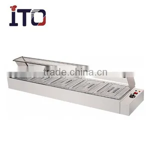 CH-24 Commercial Electric Bain Marie With Glass Cover thumbnail-1