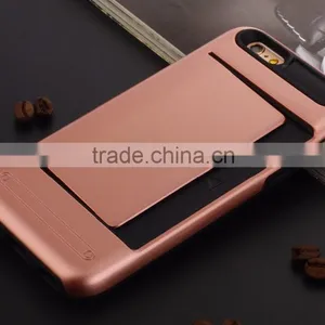 2016 New Design High Quality With Card Holder Function Phone Back Case, For Samsung Galaxy S6 Case thumbnail-5