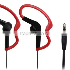 Sport Earhook Earbud Colorful Wired Sport Earphones 3.5mm Jack thumbnail-2