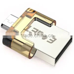 EAGET Mobile Phone Pen Drive V8 Dual USB Otg Mobile Phone Usb Flash Drive thumbnail-1