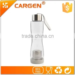 OEM Logo Tritan 500ml Plastic Tea Bottle With Infuser thumbnail-2