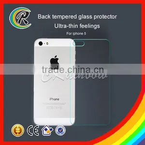 Anti-shock 0.33mm for Iphone 5 5S 5C Back Glass Tempered Screen Guard thumbnail-2