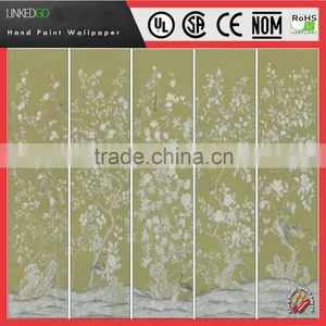 Hot Sales Restaurant Silk Wallpaper for Hotels Decoration Wallpaper thumbnail-5