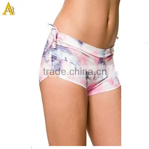 OEM Custom Short Red Gym Pants thumbnail-1