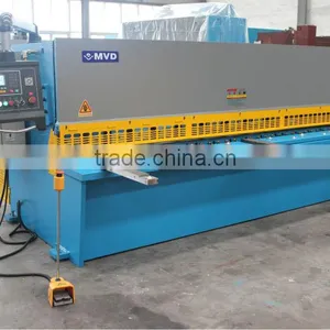 EN Standards NC Plate Shearing Machine With Swing Beam thumbnail-1