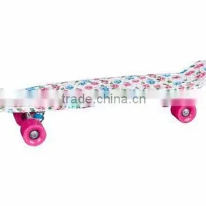 Plastic PP Deck Skateboard With Four PU Wheels thumbnail-1