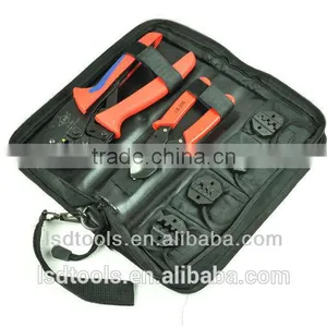 Crimping Tool and Cable Cutter Combination Pliers Type Tool Kit S-K30J Hand Tool Set With Bag thumbnail-2