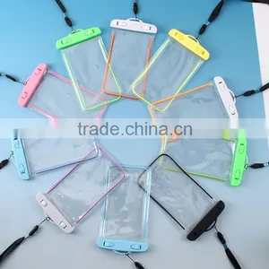 Plastic Pvc Waterproof Bag for Mobile Phone With String / Waterproof Beach Bag With Zipper thumbnail-1