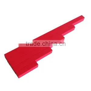 Montessori Wooden Rods of Long Red Rods 5 Steps thumbnail-1
