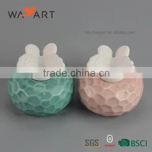 Hot Sale White Ceramic Fragrance Diffuser Plaster Flower thumbnail-1