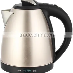 Baidu Golden Supplier on Free Sample 1.7L Six Colors Stainless Steel Electric Kettle With Water Level Keep Warm Function thumbnail-1