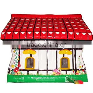 Happy House Inflatable Bouncer Castle , Air Bouncer Inflatable Trampoline thumbnail-3