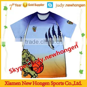 Cheap Chinese Low Prices t Shirts, Sublimation Printing t Shirts thumbnail-1