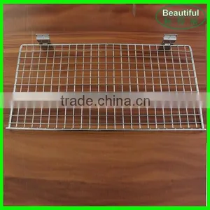 Supermarket Slatwall Wire Mesh Shelves thumbnail-1