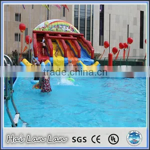 2015 Plastic Playground Balls Big Kahuna Inflatable Water Slide for Children thumbnail-1