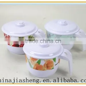 Wholesale Cheap pp Plastic Bowl With Lid and Hand for Kids thumbnail-1
