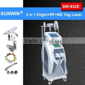 Most Popular Multifunctional SHR Anti-aging /OPT/elight+ RF +laser Beauty Equipment No Pain thumbnail-1