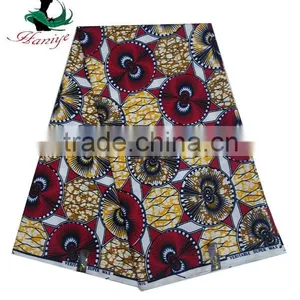 Beautiful Wax Print Pattern Real Wax Fabric SMCW05 African Super Wax Print Fabric Wholesale thumbnail-1