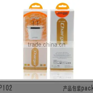 IP2 2014 New Product High Quality Wall USB Charger Dual Charging Ports USEABLE and Durable for Iphone 5 6 ( US Plug) IP102 thumbnail-1