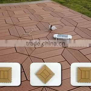 Plastic Wood Composite Decking Tile thumbnail-1