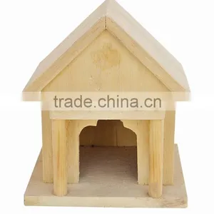2015 Year Factory Suppliers Selling FSC Hanging Wild Garden Outdoor Wooden Bird Feeder for Made in China Wholesale thumbnail-1