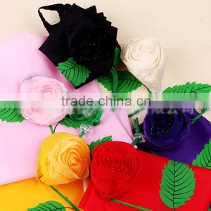 Polyester Foldable Eco Storage Reusable Tote Housewife Shopping Bags thumbnail-3