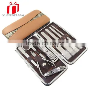 Professional Stainless Steel Manicure Pedicure 10 Piece Kit / Set thumbnail-1