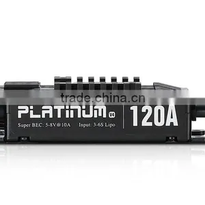 Hobbywing RC Aircraft System Platinum 120A V4 Brushless ESC Excellent Motor Speed Governing thumbnail-3