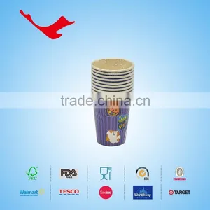 9oz(low) PE Coated Single Wall Disposable Paper Cups With Printing thumbnail-4