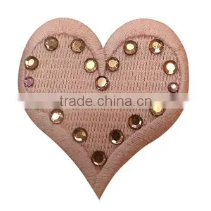 Pink Bling Heart-shape Rhinestones thumbnail-1