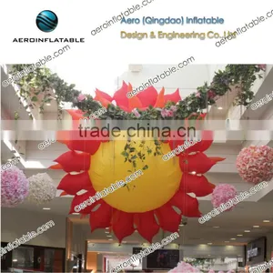 Inflatable Red Sun for Stage Props thumbnail-1