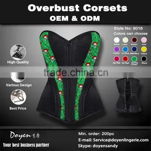 Plus Size Steel Boned Corset Bodysuit for Women Full Steel Boned Corset thumbnail-5