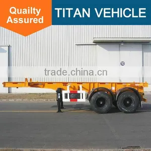 New or Used 2 Axles 20 Feet or 40' Container Chassis Semi Trailer thumbnail-1