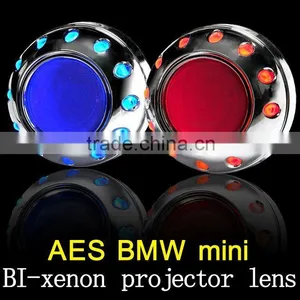 Brand New LED Mini Projector Lens Bi-xenon 12v Bulb,35w Hid Bulb thumbnail-1