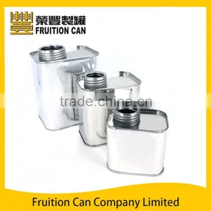 Small Rectangular Oil Petrol Tin Can Container thumbnail-1