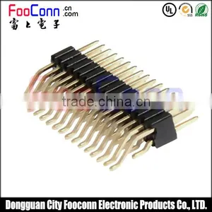 Single Dual Row 2.0mm 2.54mm Pitchsurface Mount Right Angle Pin Header With Cap thumbnail-1