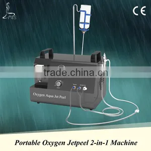 Portable Oxygen Jet Peel Machine Oxygen Jetpeel & Oxygen Acne Removal Spray 2-in-1 Foot Switch Applied For Much More Easier Operation Improve Oily Skin thumbnail-1