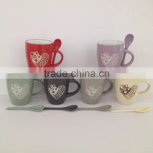 Fine Best Quality Good Quality Ceramic Mugs Cups ,glazed Color Hot Selling,custom Logo Designs,many Designs With Color Box thumbnail-3