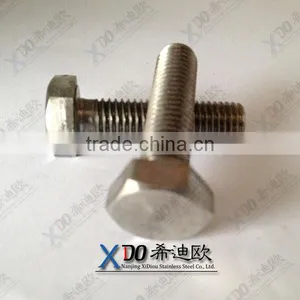 Uns N06600 Bolt Full Thread Thin Head Bolt M24 X100 Manufacturer thumbnail-1