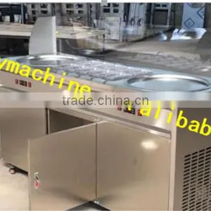 Pananonic Compressor Fried Ice Cream Machine/thailand Fry Ice Cream Machine thumbnail-5