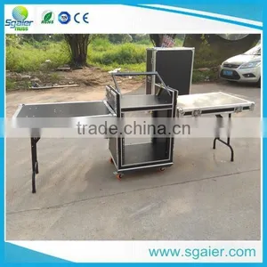 600*680*1020mm Customized 16u dj Table Flight Case Cheap Price thumbnail-1