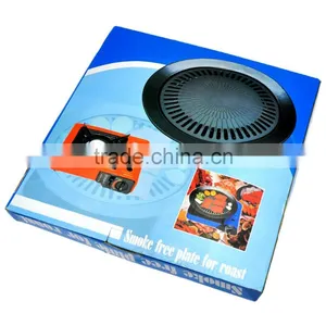 BBQ Grill Plate for Gas Stove BBQ Grill Plate Cast Iron BBQ Plate thumbnail-2