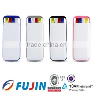 Plastic Pencil Box Ball Pen With Highlighter Set thumbnail-1